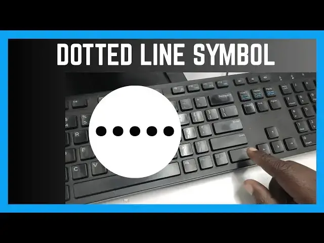 'Video thumbnail for How To Draw A Dotted Line On A Document | Keyboard Symbols'