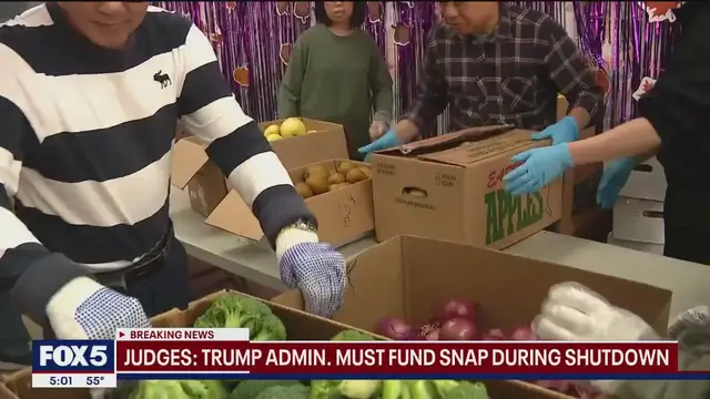 'Video thumbnail for Judge rules Trump administration must fund SNAP during gov. shutdown'