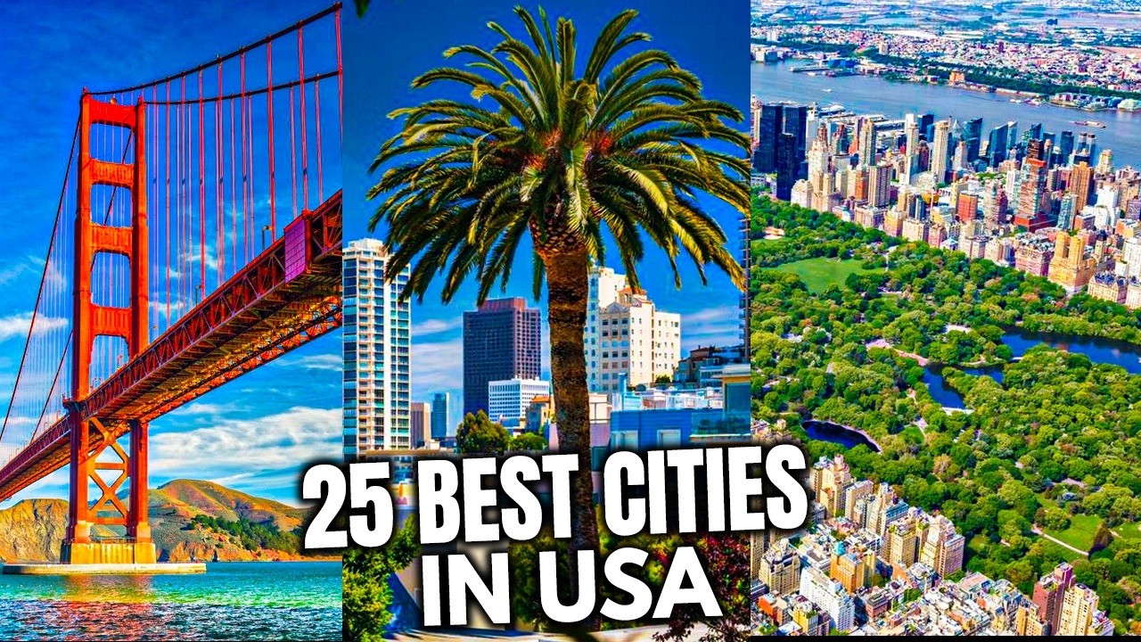 Video thumbnail for Best Cities In USA To Travel 4K