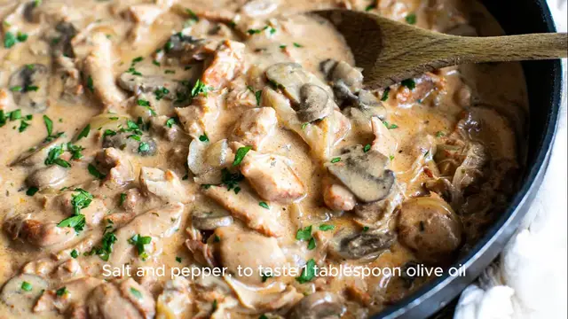 Video thumbnail for Slow Cooker Mushroom Chicken Recipe