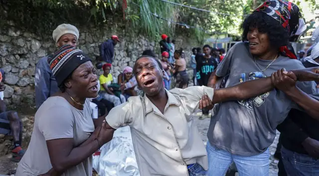Video thumbnail for Violence flares in Haiti as gang attack kills 30 people