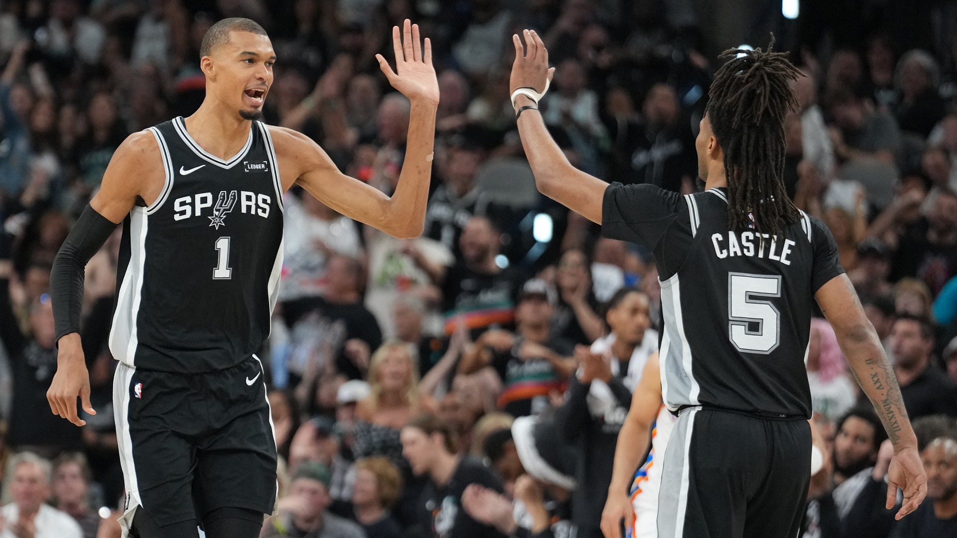 Video thumbnail for Spurs Dominate Thunder 118-91, Force Game 7 in WCF