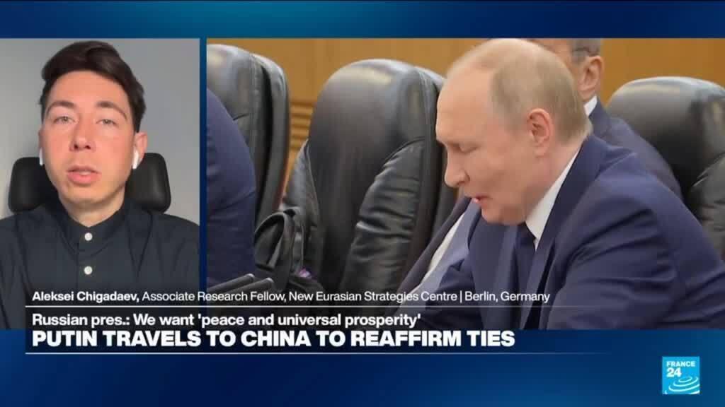 Video thumbnail for 'Your only friend right now is Mr. Xi: Normal practice for Putin to go to China every year'