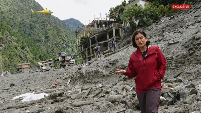 Video thumbnail for Flash floods devastate Nepal’s Rasuwa as rescuers search for missing people