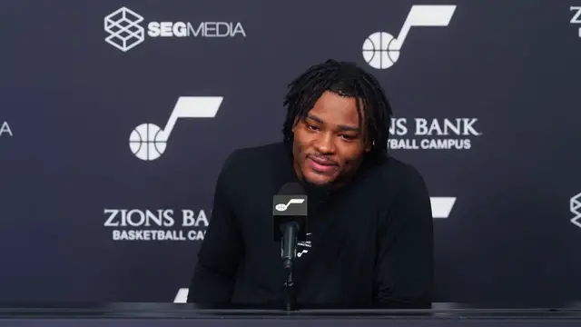 Video thumbnail for Utah Jazz G Isaiah Collier Details Working on His Shot in Offseason