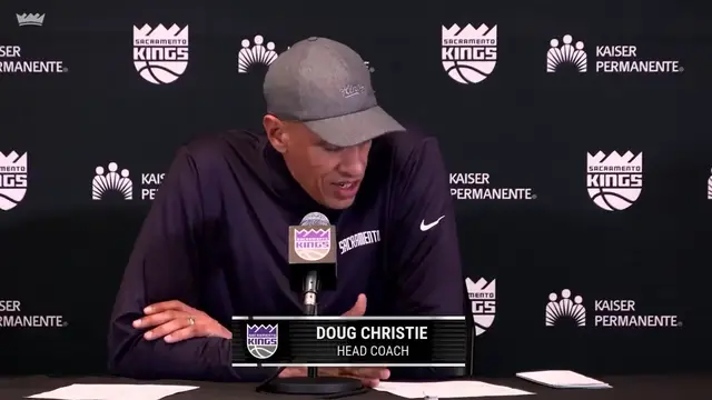 Video thumbnail for Doug Christie Pleased to See Hard Work Pay Off in Kings Comeback Win Over Pelicans