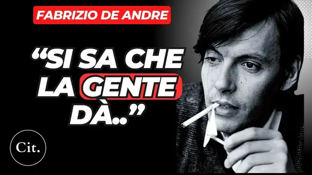 'Video thumbnail for Fabrizio De André: 10 Citazioni Musicali Che Hanno Fatto la Storia'