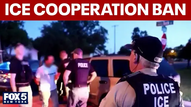 Video thumbnail for New York’s ICE cooperation ban takes effect