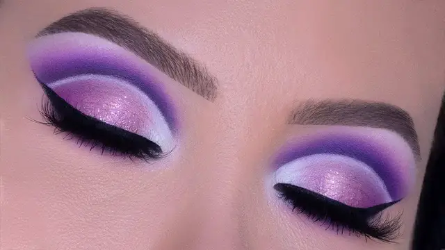 Video thumbnail for Glamorous Purple Cut Crease Eye Makeup Tutorial + Give Away
