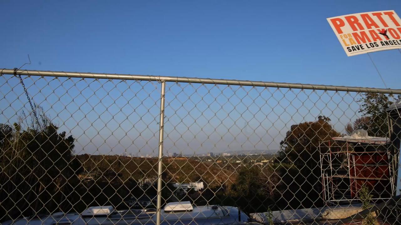 Video thumbnail for US: Video of L.A. Mayoral Candidate Spencer Pratt’s Pacific Palisades Burnt Property 4.