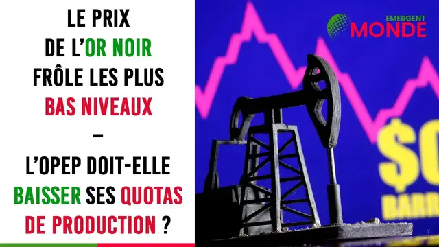 Video thumbnail for Le prix du pétrole​ frôle les plus bas niveaux, l’Opep doit-elle baisser ses quotas de production ?