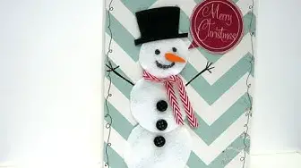 Video thumbnail for 12 Cards of Christmas - Felt Snowman. CHECK OUT THE LIMITED TIME OFFER IN DESCRIPTION!