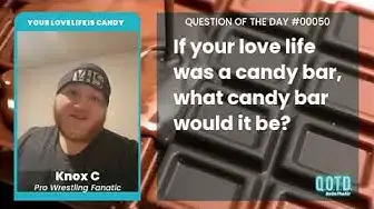 Video thumbnail for Knok's love life is like an Aero Bar. Hoping it takes off very soon!