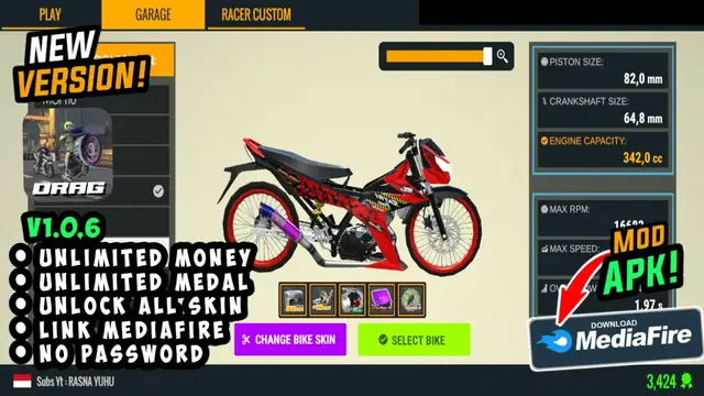 'Video thumbnail for Asian Drag Champion Mod Apk New 2023 V1.0.6 - Unlimited Money & Medal'