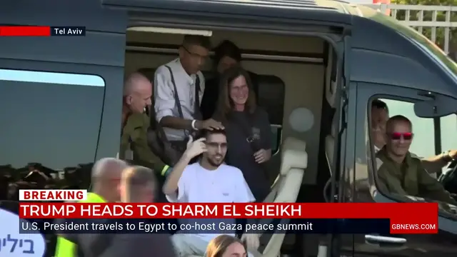 'Video thumbnail for WATCH: Hostage overjoyed as he celebrates his release from Hamas with crowds in Tel Aviv'
