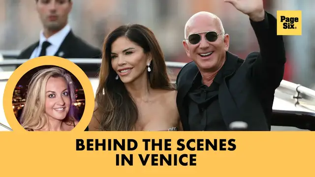 Video thumbnail for Behind the scenes: Jeff Bezos and Lauren Sánchez wedding in Venice