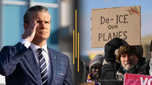 Video thumbnail for Hegseth embroiled in strike scandal; Minneapolis braces for ICE raids