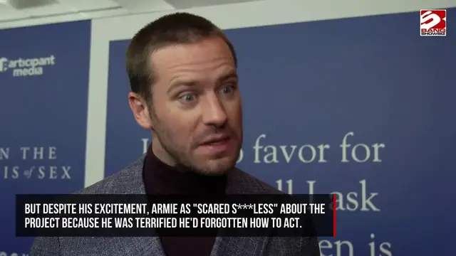 Video thumbnail for Armie Hammer cried when offered comeback role