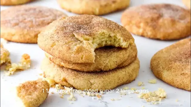 Video thumbnail for Classic Snickerdoodles Recipe