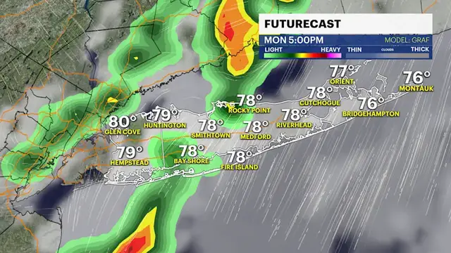 Video thumbnail for STORM WATCH: Stray shower today, heavy rain possible on Monday