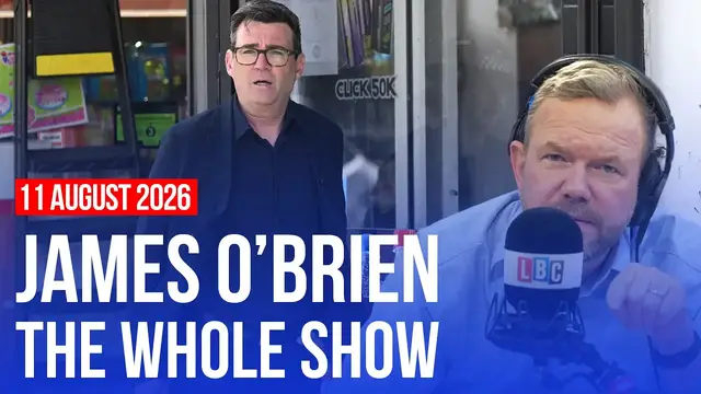 Video thumbnail for I want Andy Burnham to fix the British high street | James O'Brien - The Whole Show