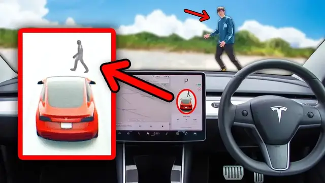 Video thumbnail for Tesla Autopilot NEW Pedestrian Animations EXTREME TEST