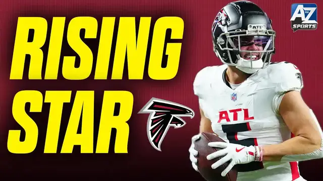 'Video thumbnail for a to z sports - nfl: drake london's 2025 breakout season? falcons wr potential with penix jr.'