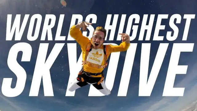 'Video thumbnail for FrenchieFries: world's highest skydive! surprising my assistant in florida'