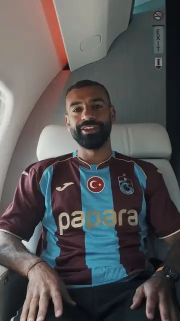 Video thumbnail for Football star Mohamed Salah sends first message to Trabzonspor fans