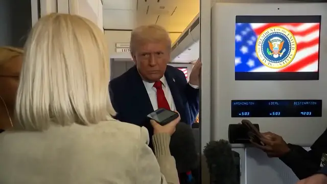 'Video thumbnail for Trump says Gaza war is over, praises Qatar’s role in peace deal'