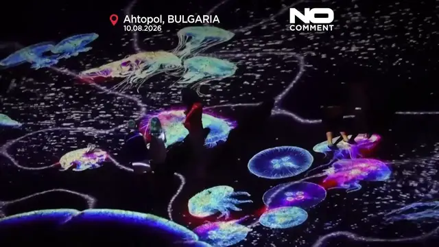 Video thumbnail for Bulgaria lights up its Black Sea coast with digital art festival