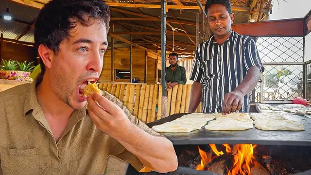 'Video thumbnail for Sri Lankan STREET FOOD in Arugam Bay  Cuttlefish Curry + Leopard Safari!'