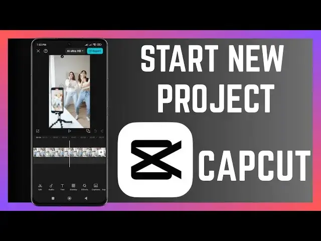 'Video thumbnail for How To Create A New Project On CapCut Using Smartphone | Step By Step Tutorial'