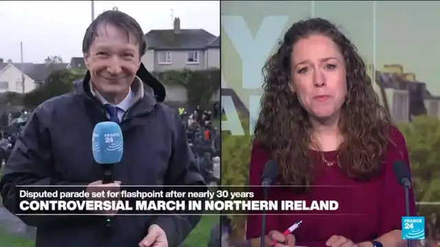 Video thumbnail for Northern Ireland: Disputed parade set for flashpoint after nearly 30 years