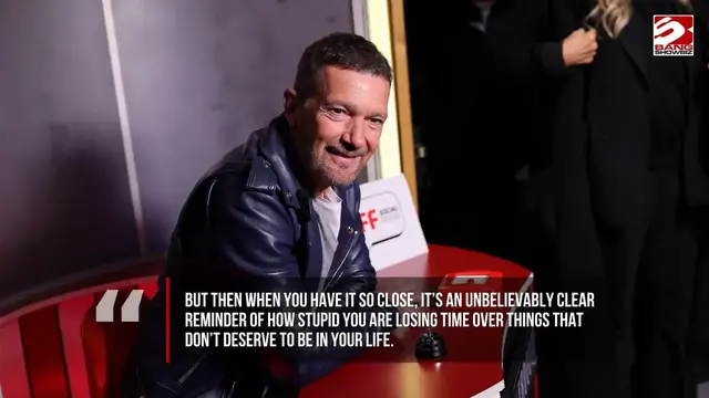 Video thumbnail for Antonio Banderas: My heart attack was the best thing
