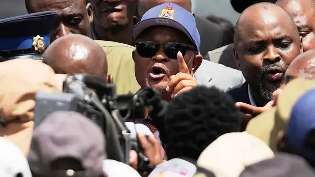Video thumbnail for Top South African official accuses police minister of colluding with crime syndicates