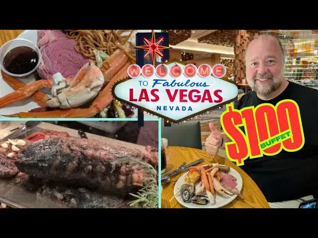 'Video thumbnail for BIGGEST Buffet in Las Vegas? Bacchanal at Caesars Palace Food Tour'
