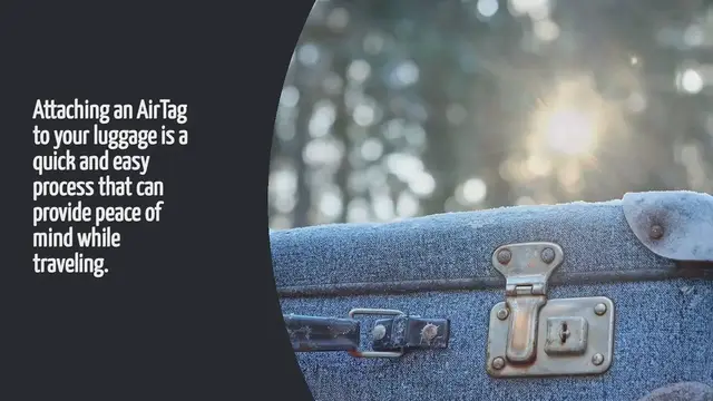 'Video thumbnail for How To Attach Airtag To Luggage'