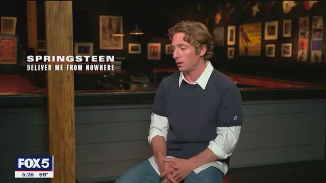 'Video thumbnail for Dolly Parton reassures fans after health scare, Jeremy Allen White channels ‘The Boss’ in new Springsteen biopic'