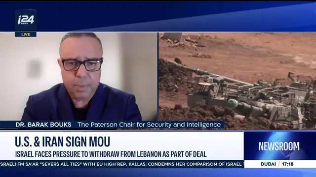 Video thumbnail for U.S. & Iran sign MOU: Israel faces pressure to withdraw from Lebanon as part of deal