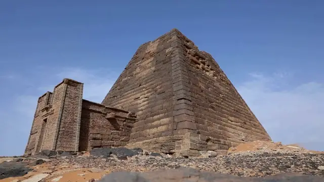 Video thumbnail for Sudan war threatens ancient Meroe pyramids