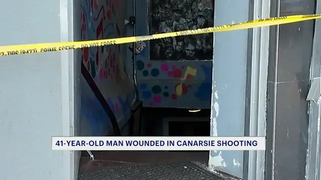 Video thumbnail for Canarsie community on edge after daylight shooting near event space leaves man wounded