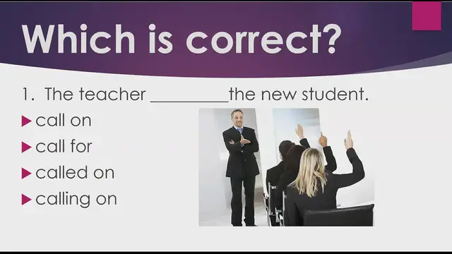 Video thumbnail for Phrasal Verbs with Call