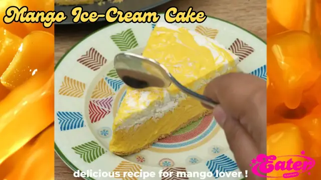 Video thumbnail for Delicious Mango Ice-Cream Cake Recipe