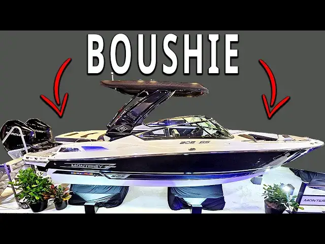 'Video thumbnail for Monterey Boats: Fancy Boats? 2024 Miami Boat Show'
