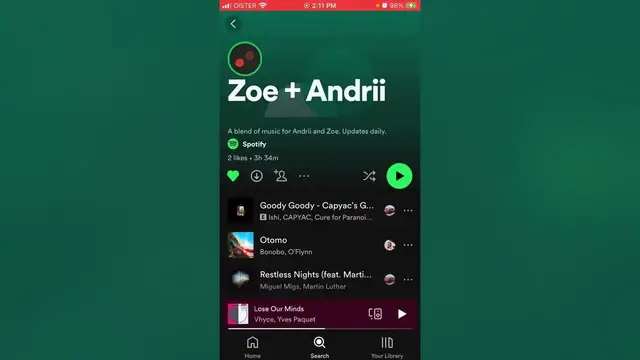 Video thumbnail for How to HIDE SONGs in SPOTIFY BLEND playlist?