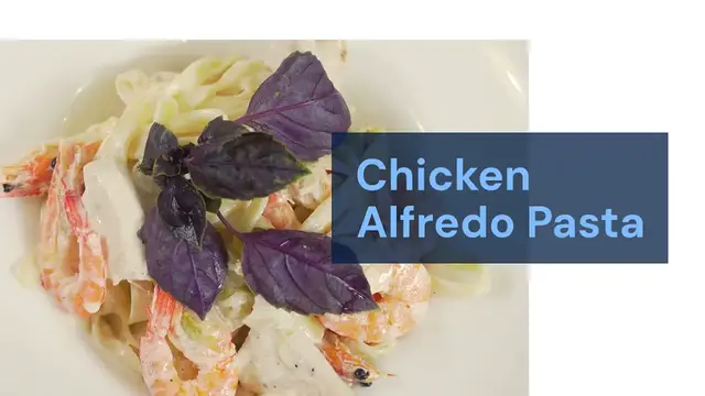 'Video thumbnail for American Chicken Alfredo Pasta '