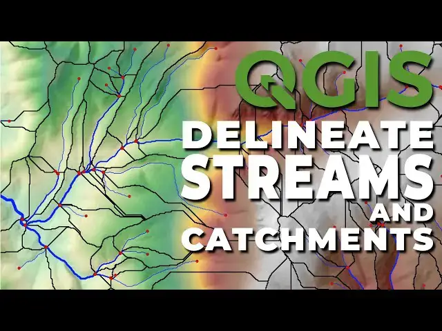 'Video thumbnail for QGIS Stream and Catchment Delineation with SAGA'