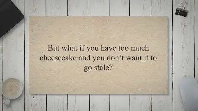 Video thumbnail for Can You Freeze Cheesecake? How to Store Cheesecake for Longer