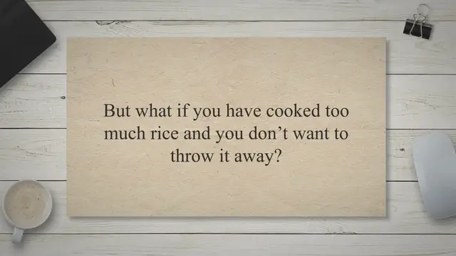 Video thumbnail for Can You Freeze Cooked Rice? The Best Way to Store Cooked Rice